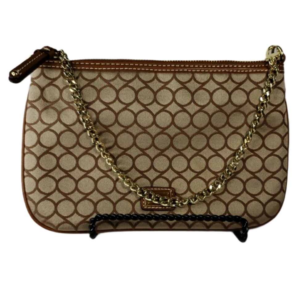 Nine West Satin 9S Clutch with Chain Strap